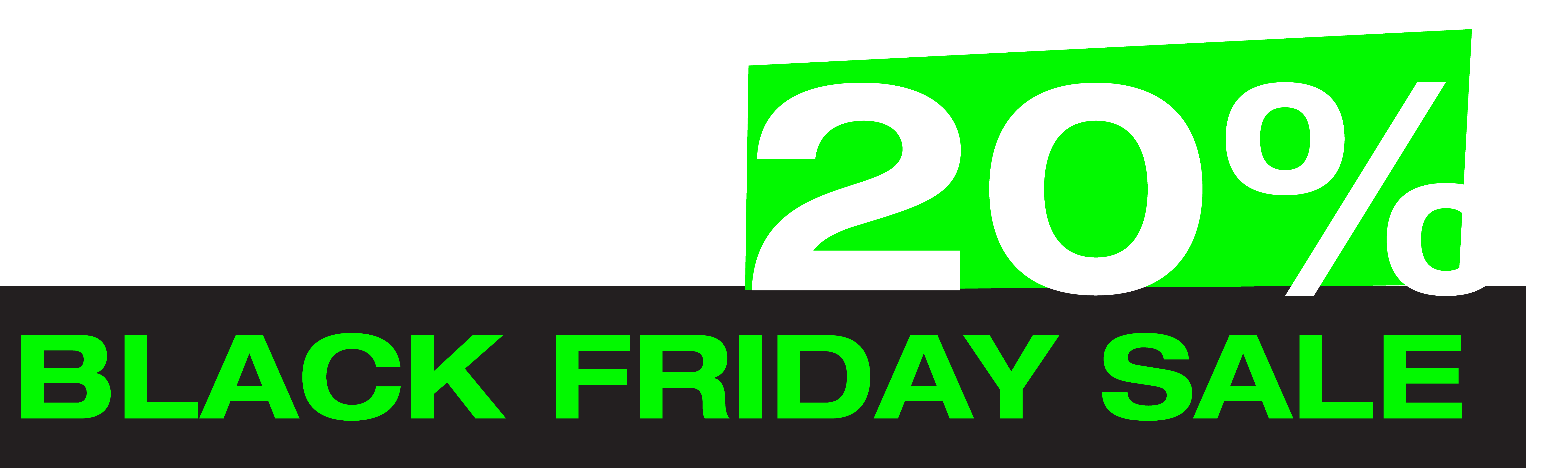 Black Friday 25% off banner